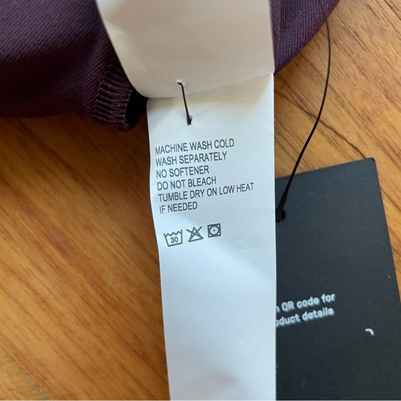 Fabletics PureLuxe Wide Leg Oxblood Burgundy Jumpsuit NWT size M reg - Picture 8 of 11